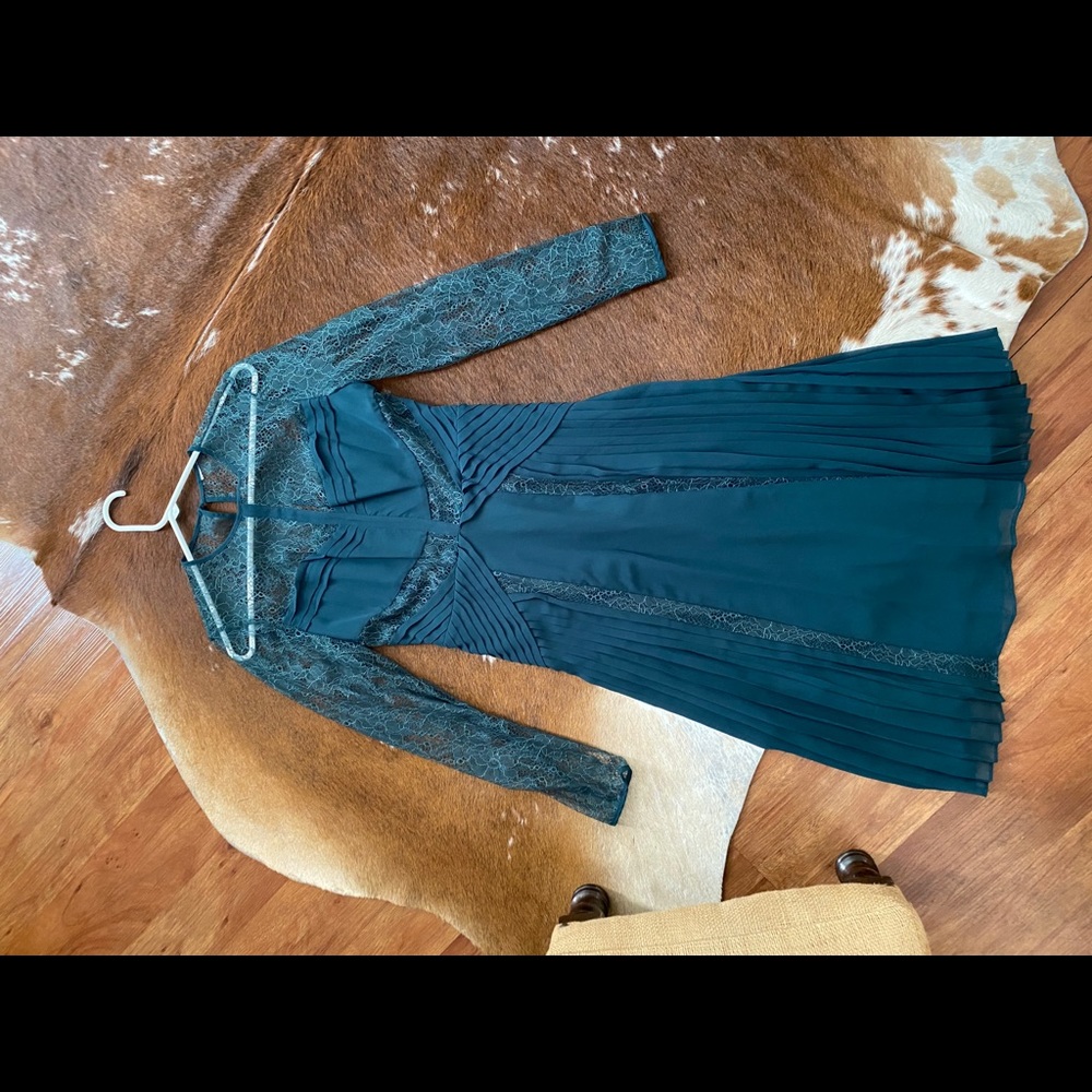 ASOS Lance Pleated Tea Length Dress.